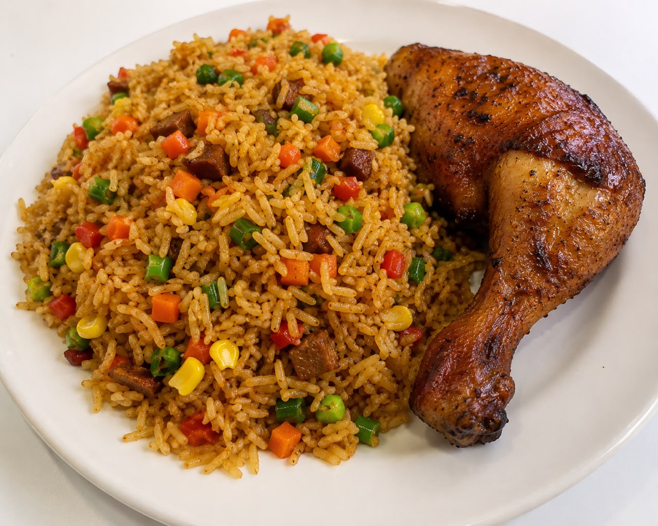 Fried rice + turkey