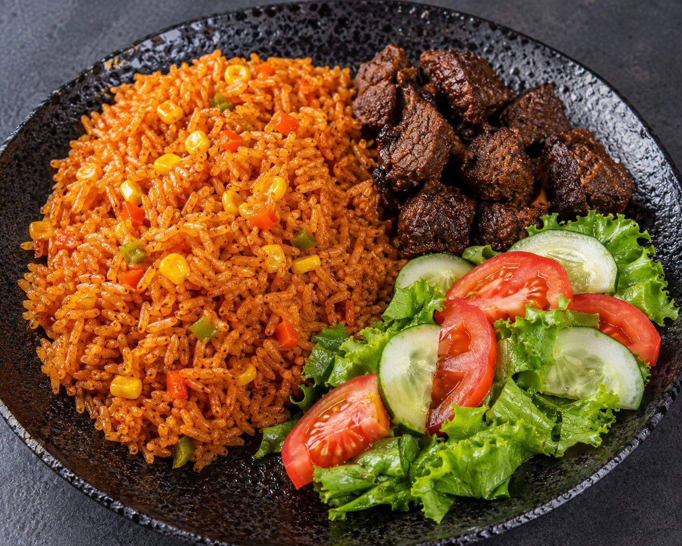 Jollof rice and house favourites